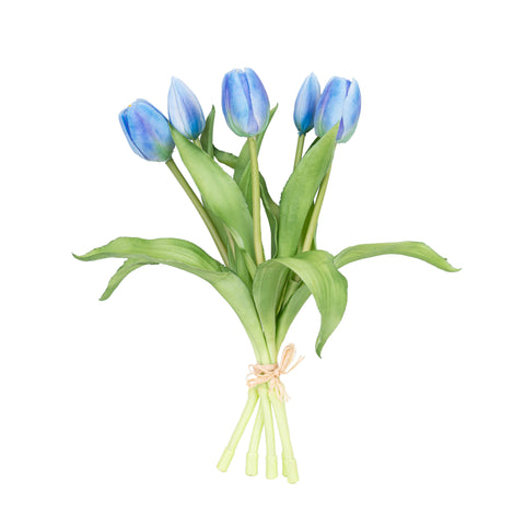 12" SOFT TOUCH TULIP BUNDLE X 5