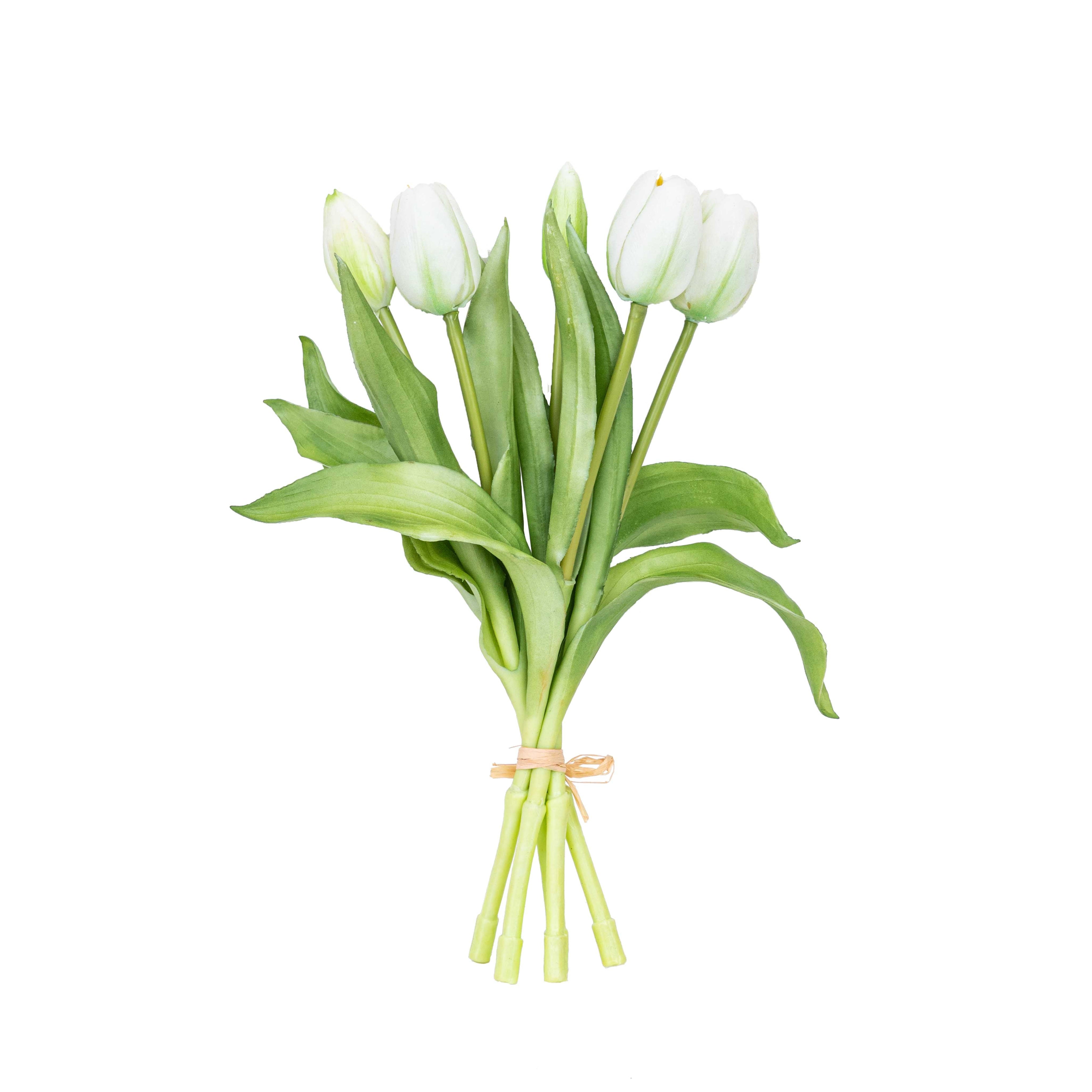 12" SOFT TOUCH TULIP BUNDLE X 5