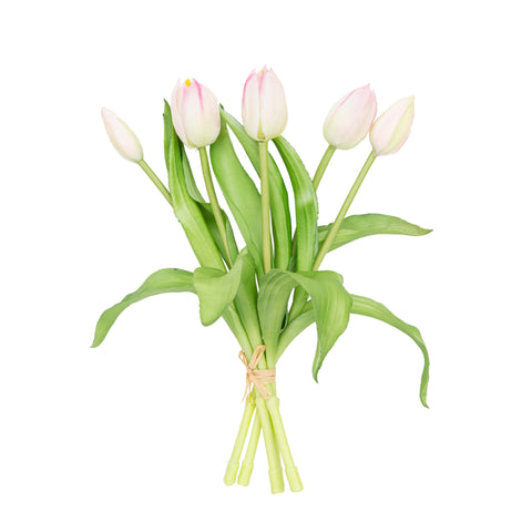 12" SOFT TOUCH TULIP BUNDLE X 5