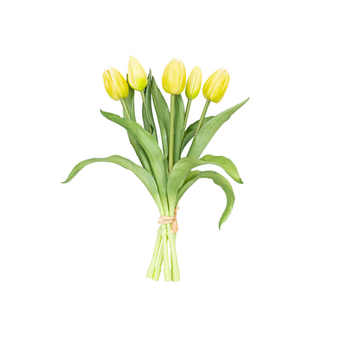 12" SOFT TOUCH TULIP BUNDLE X 5