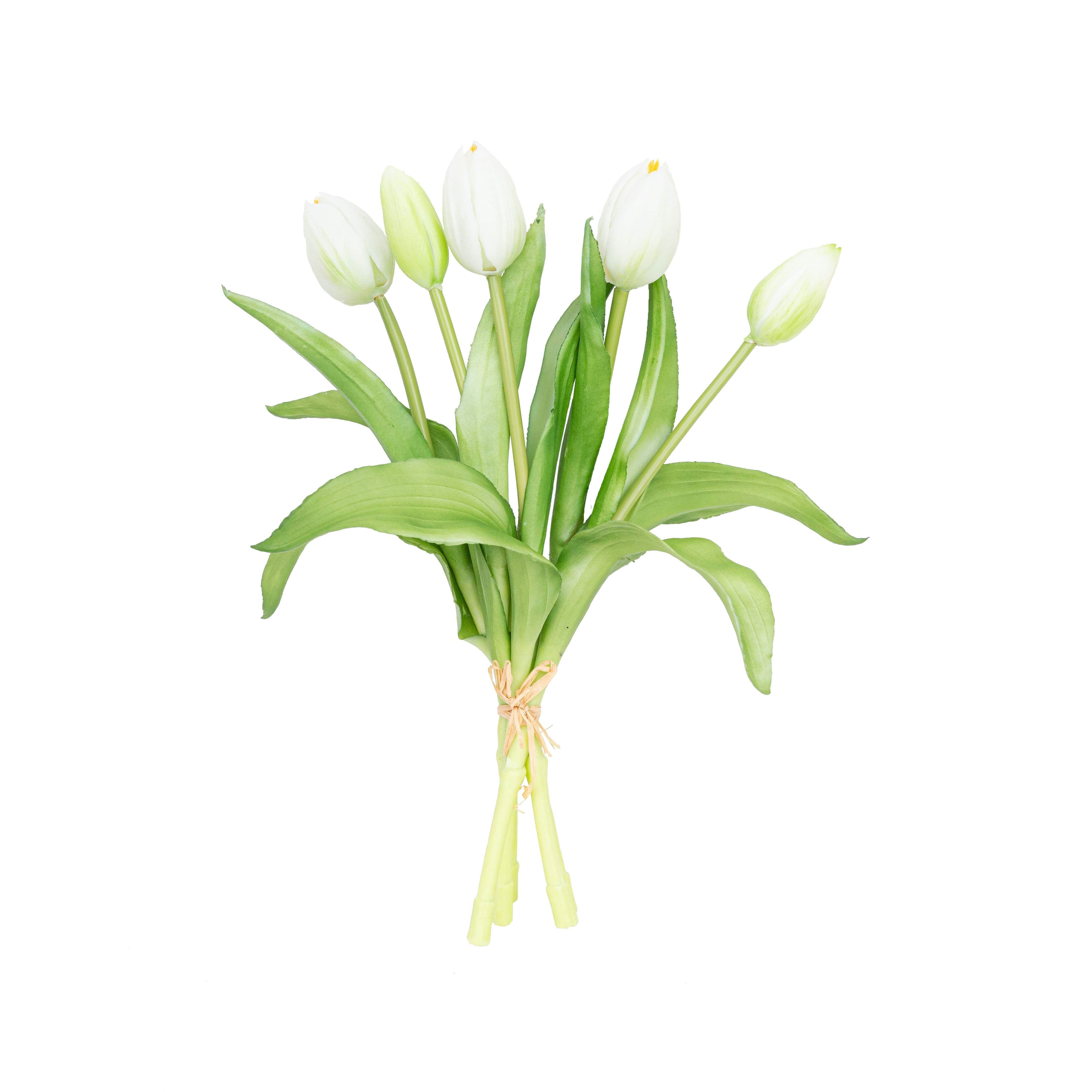 12" SOFT TOUCH TULIP BUNDLE X 5
