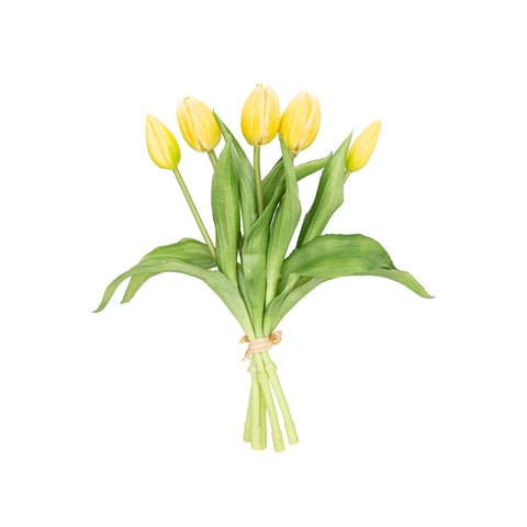 12" SOFT TOUCH TULIP BUNDLE X 5