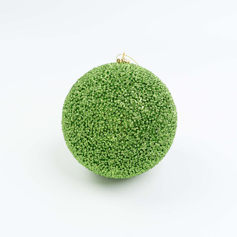 6" GLITTER BALL ORNAMENT