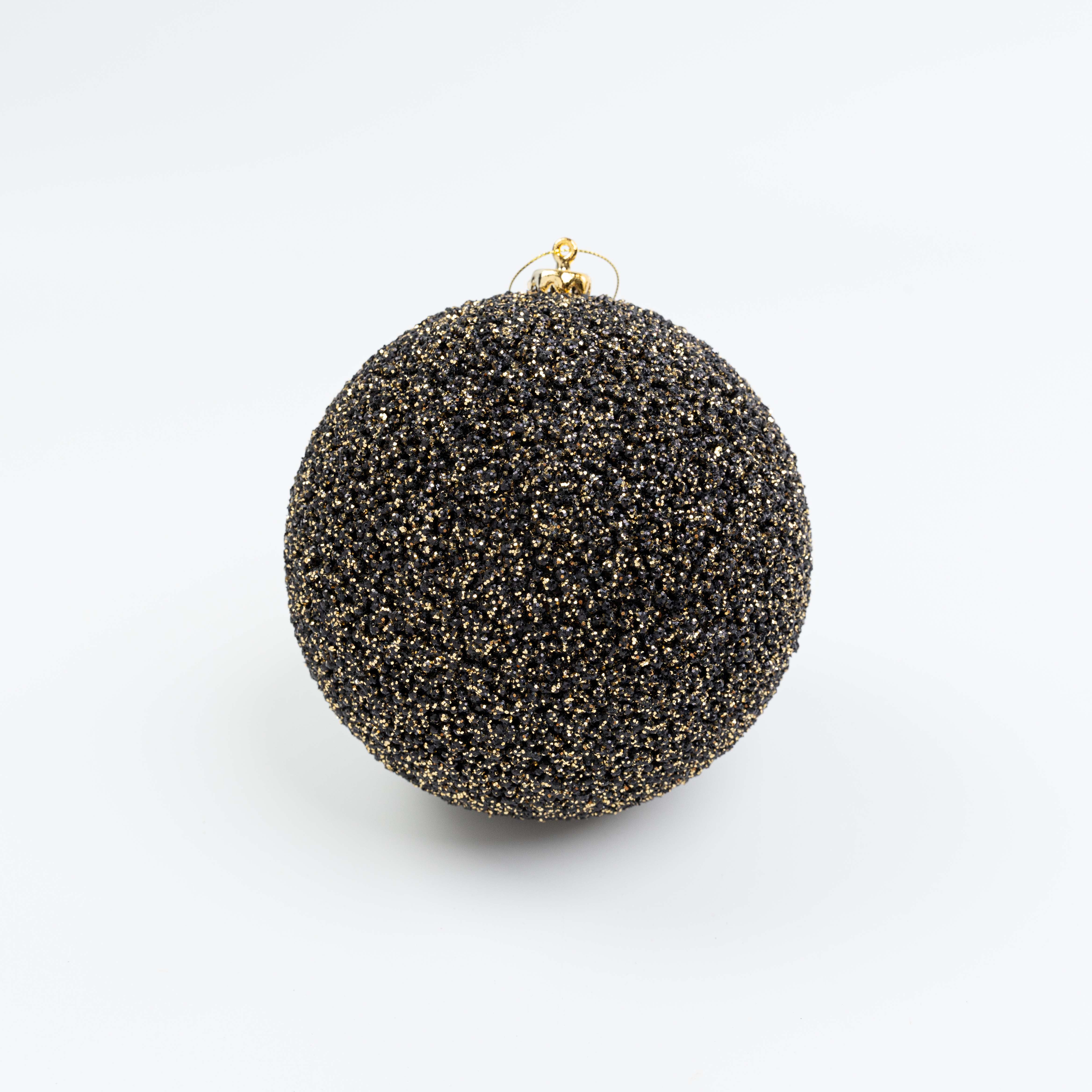 6" GLITTER BALL ORNAMENT
