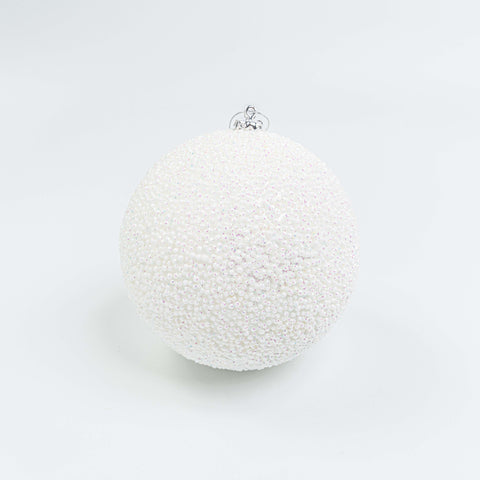 6" GLITTER BALL ORNAMENT