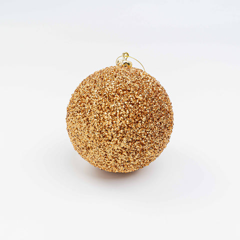 5" GLITTER BALL ORNAMENT