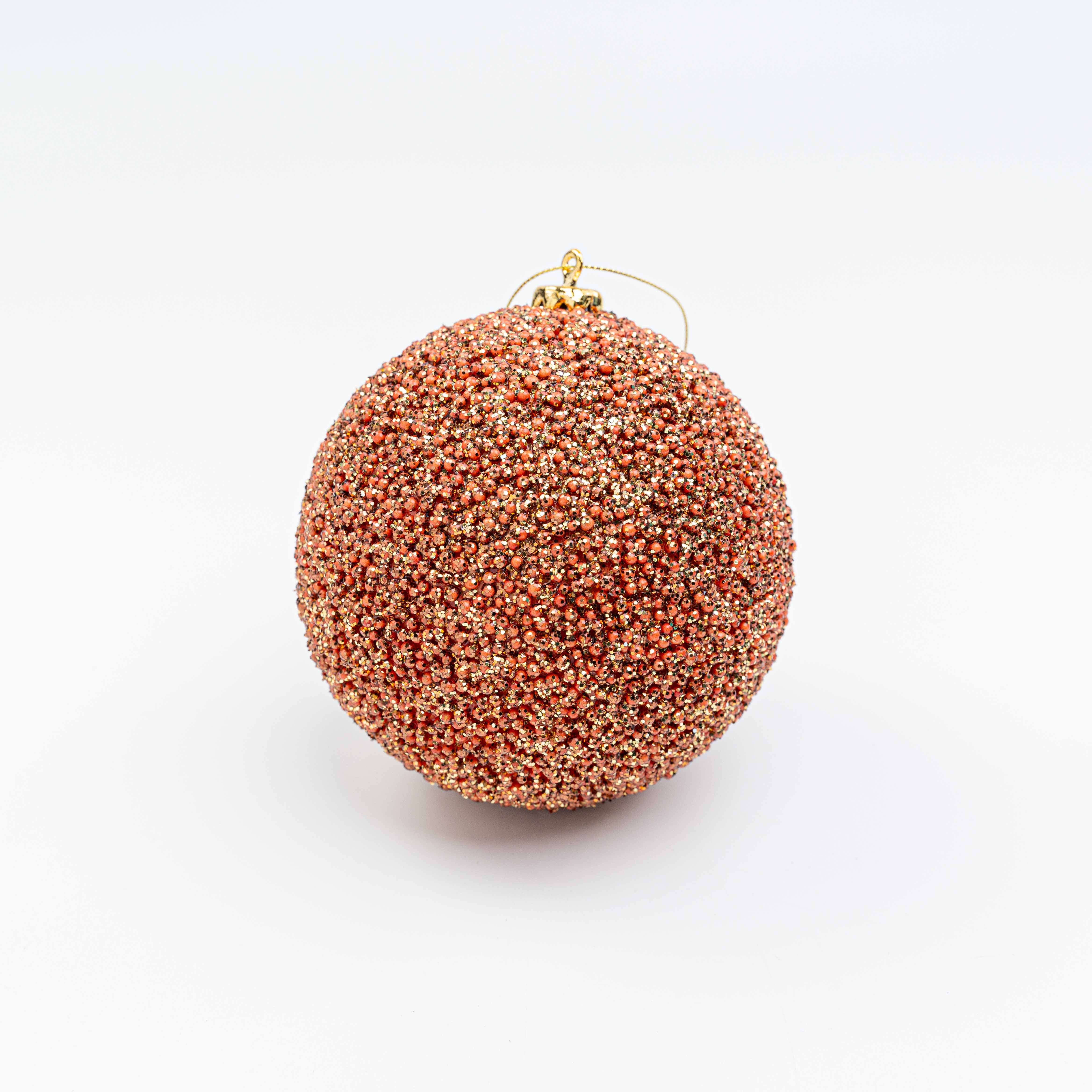 5" GLITTER BALL ORNAMENT