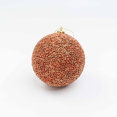 5" GLITTER BALL ORNAMENT
