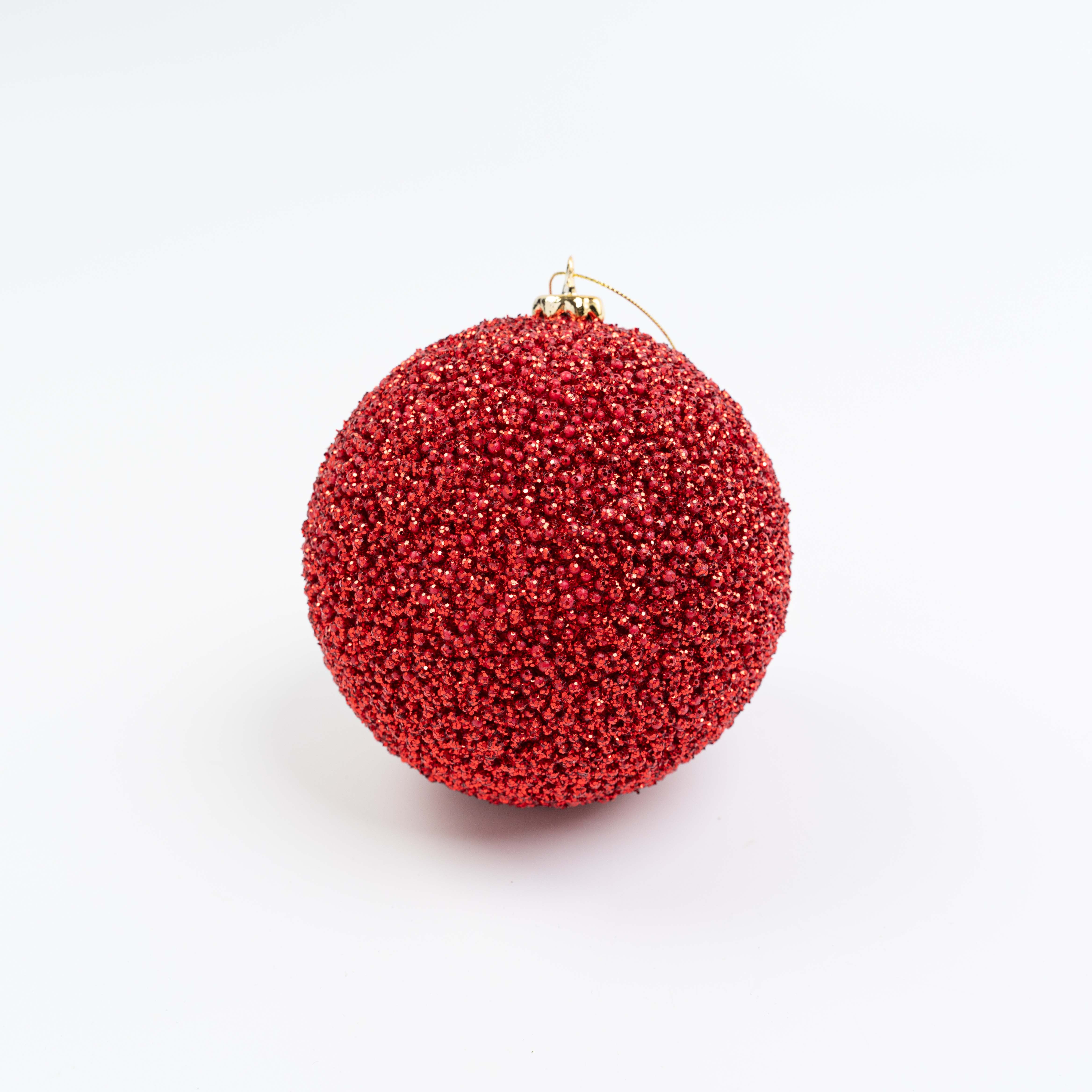 5" GLITTER BALL ORNAMENT