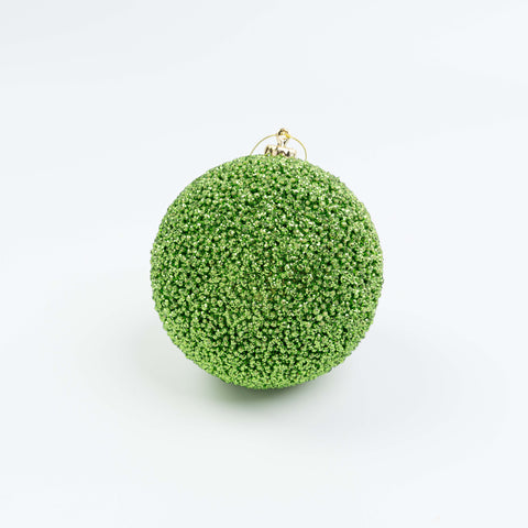 5" GLITTER BALL ORNAMENT