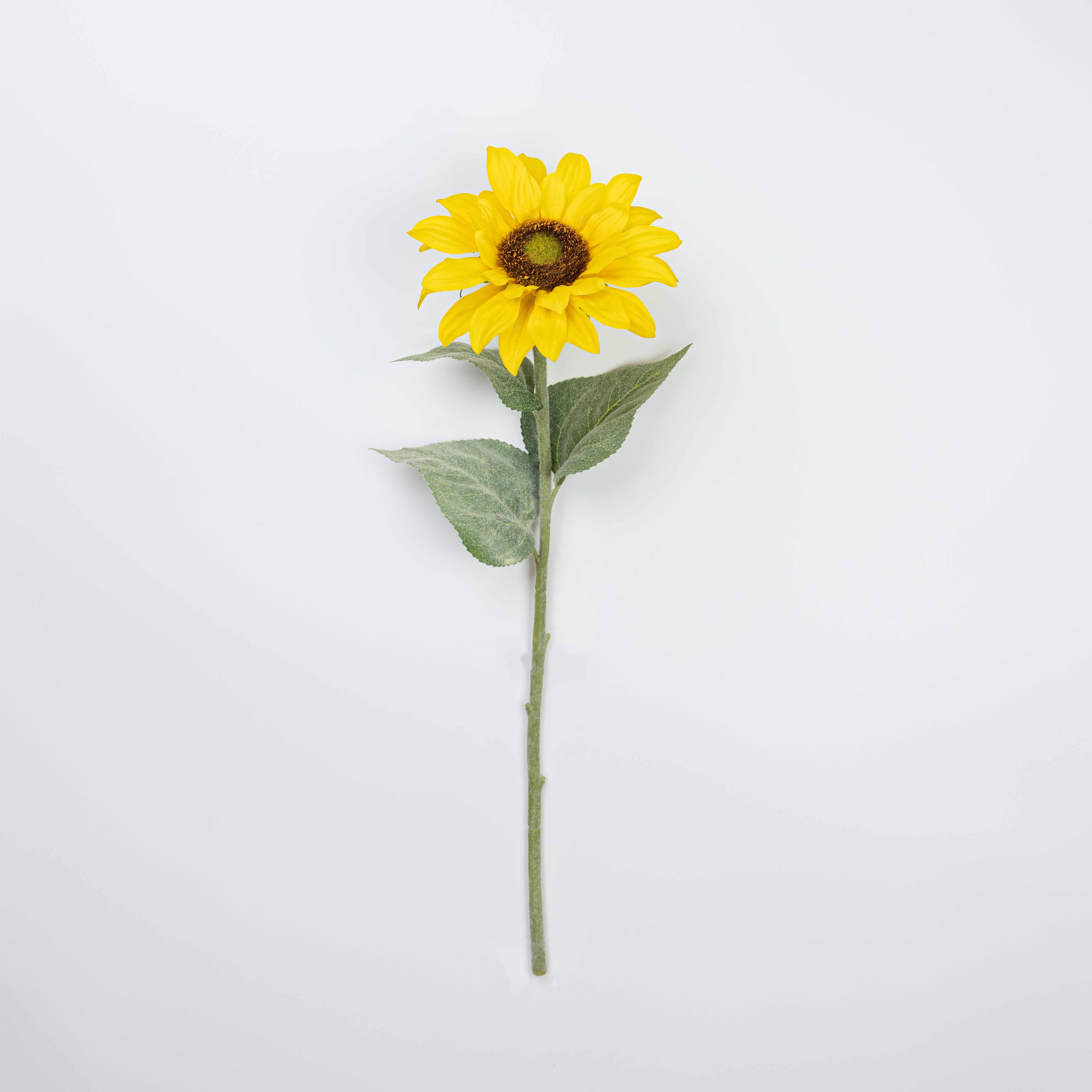 25" REAL TOUCH SUNFLOWER STEM