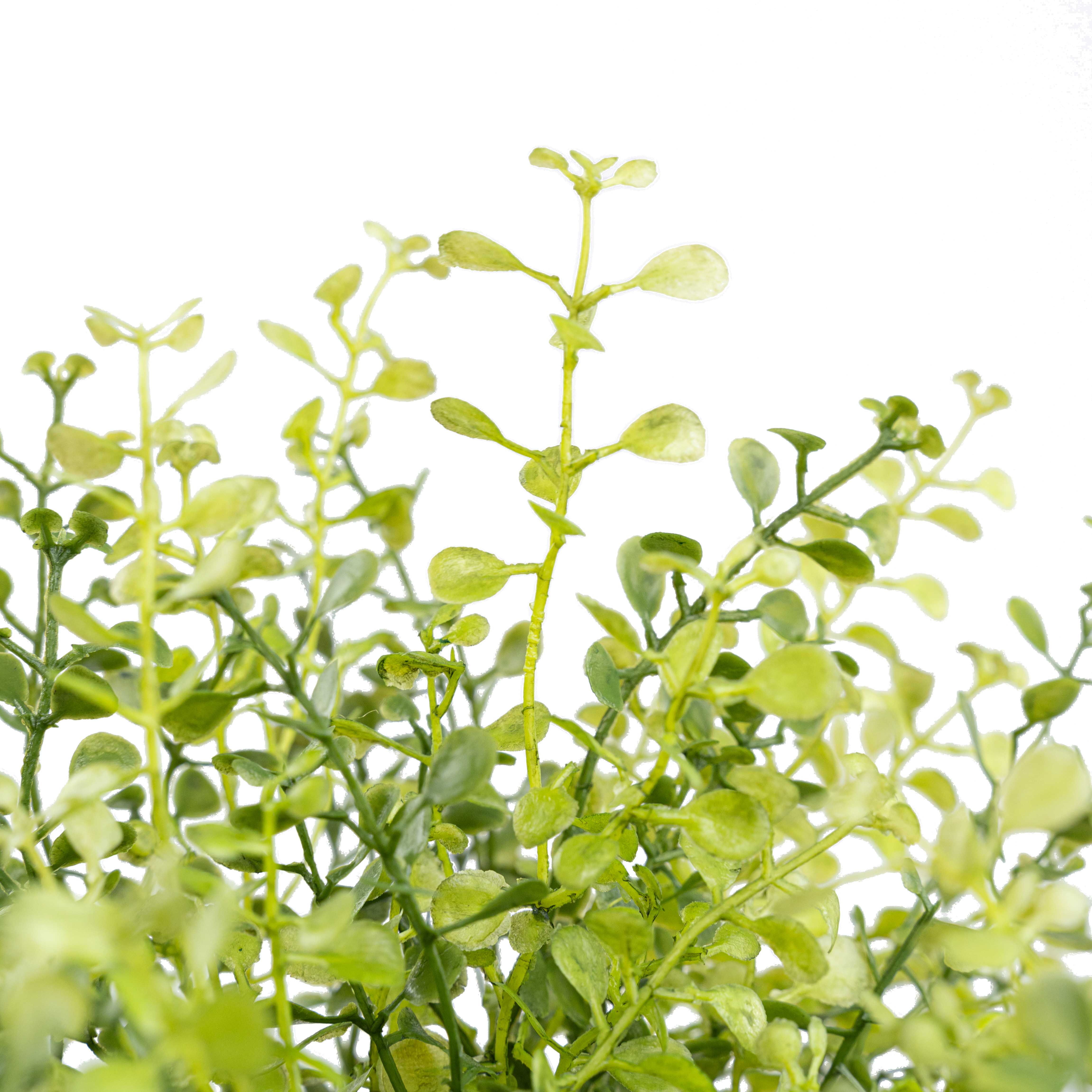 12" MINI PLASTIC LEAF BUSH X 7