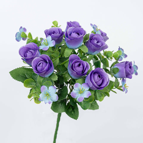 12.5" MINI ROSE BUD BUSH