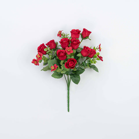 12.5" MINI ROSE BUD BUSH