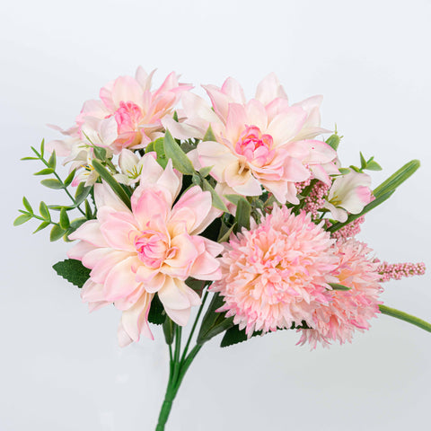 12.5" DAHLIA  MUM BUSH