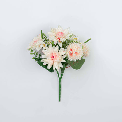 12.5" DAHLIA  MUM BUSH