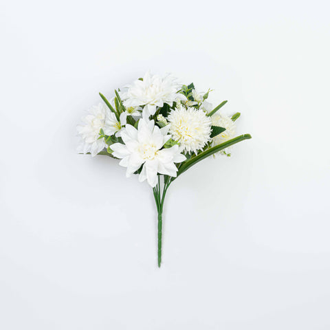 12.5" DAHLIA  MUM BUSH
