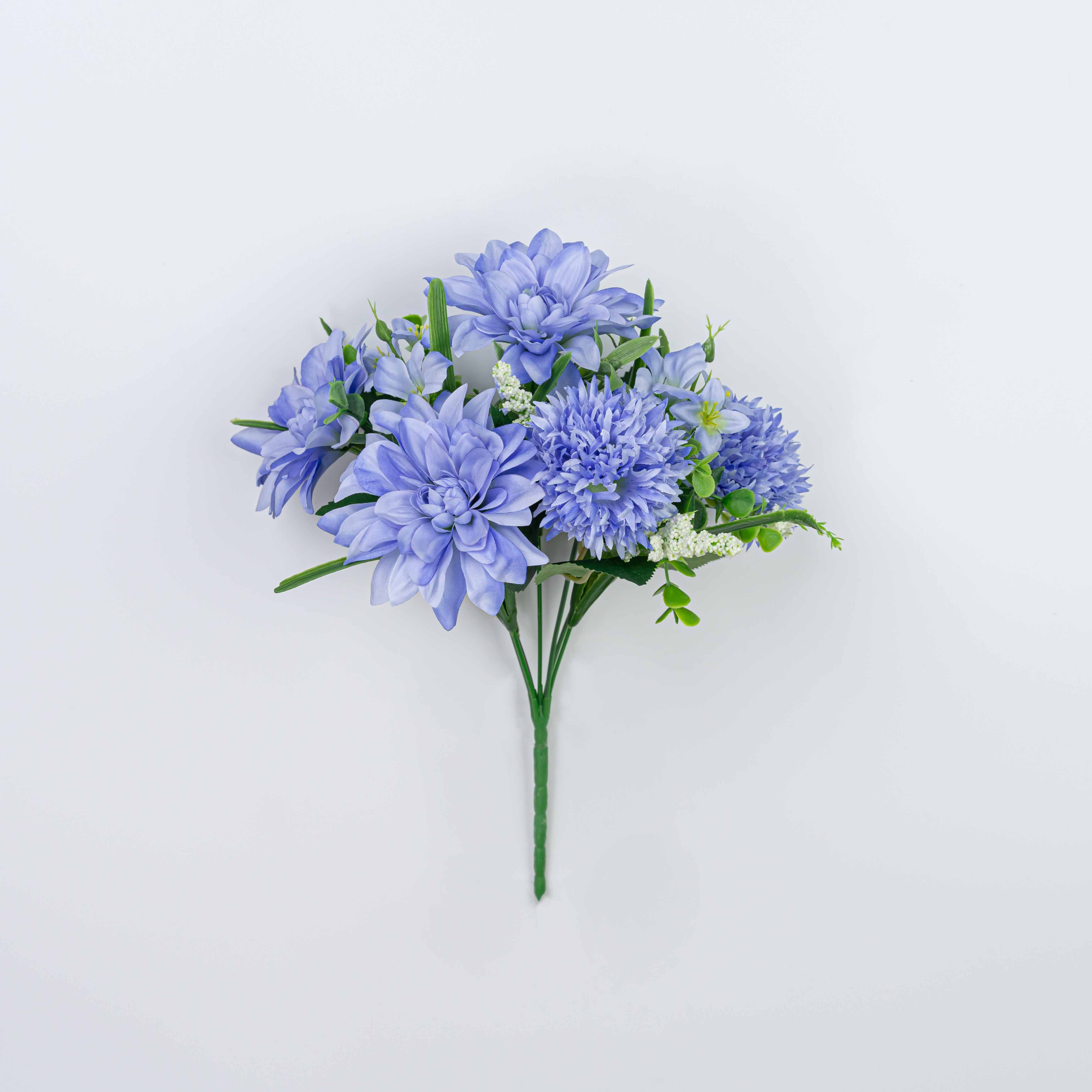 12.5" DAHLIA  MUM BUSH