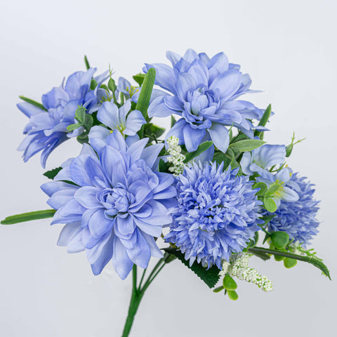 12.5" DAHLIA  MUM BUSH