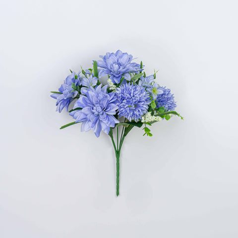 12.5" DAHLIA  MUM BUSH