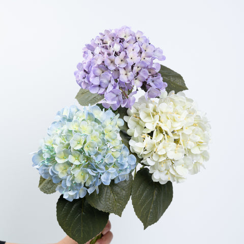 24" REAL TOUCH HYDRANGEA STEM