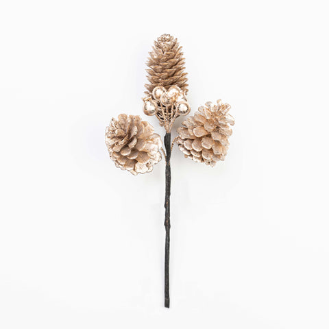 10.5" PINECONE BERRY PICK