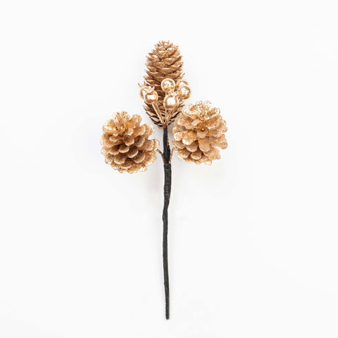 10.5" PINECONE BERRY PICK