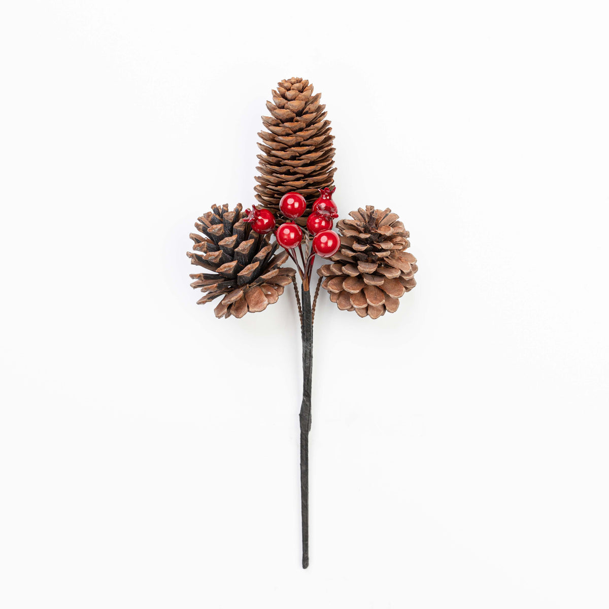 10.5" PINECONE BERRY PICK