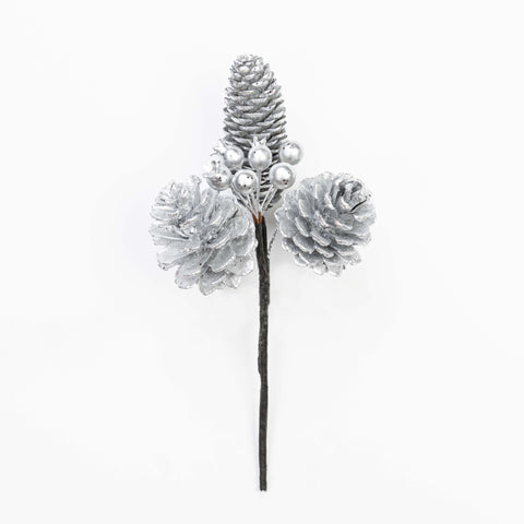 10.5" PINECONE BERRY PICK