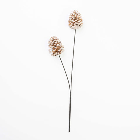 26" FROST PINECONE SPRAY