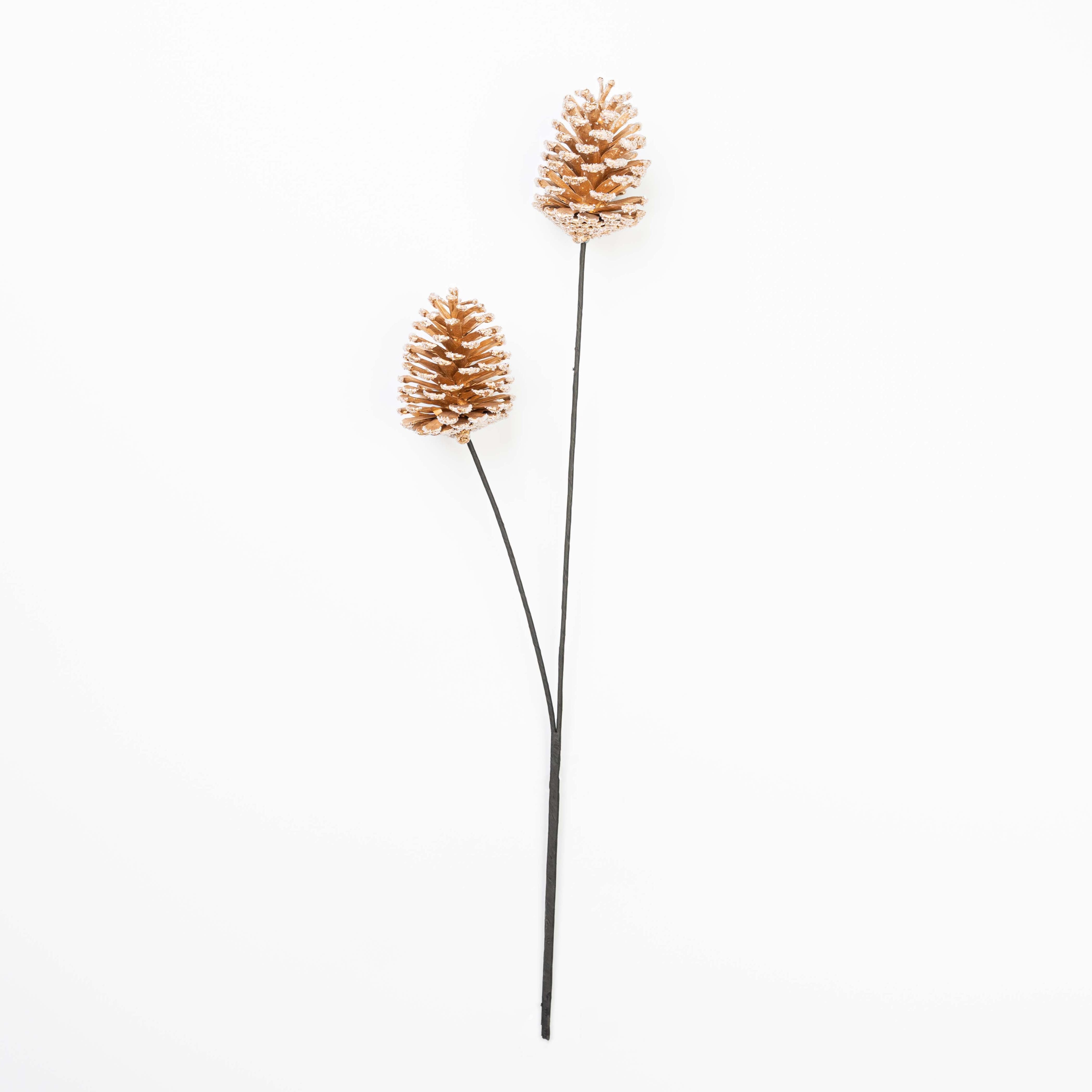 26" FROST PINECONE SPRAY