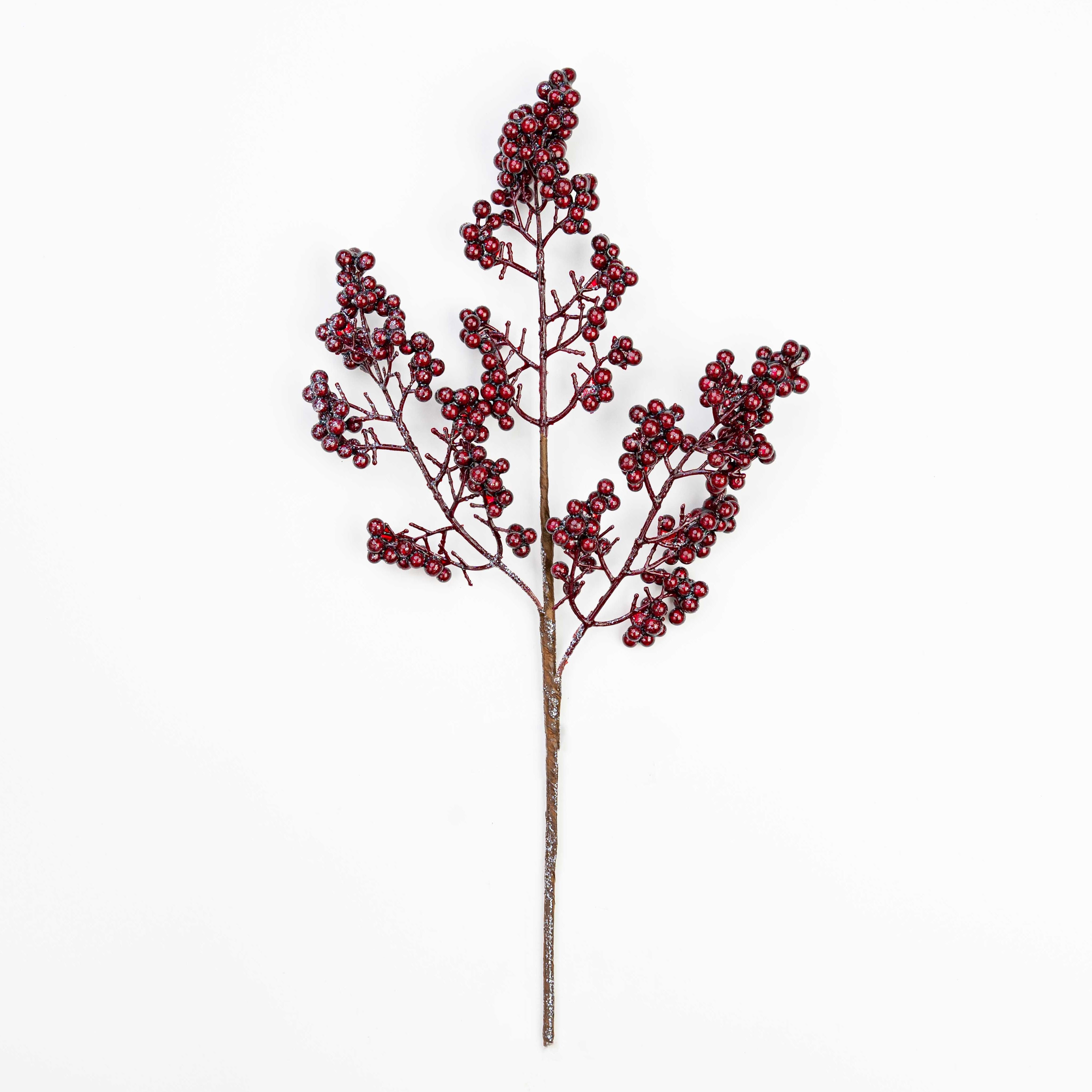 16" FROST BERRY CLUSTER PICK X 3