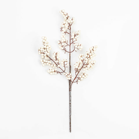 16" FROST BERRY CLUSTER PICK X 3