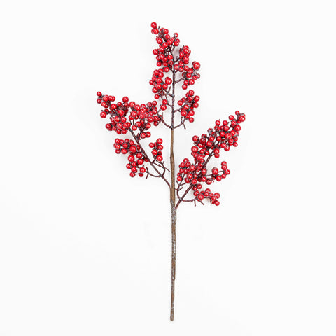 16" FROST BERRY CLUSTER PICK X 3