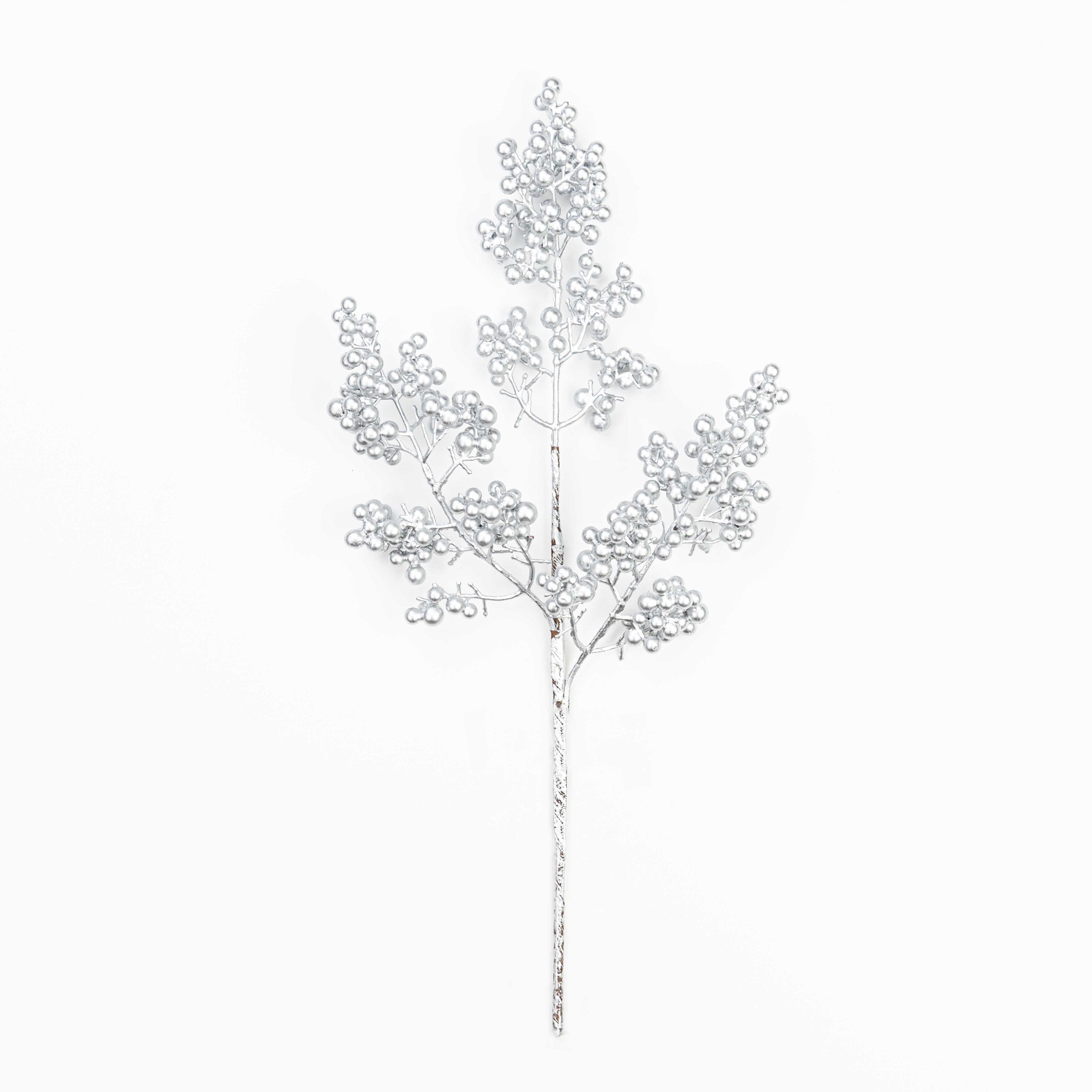 16" FROST BERRY CLUSTER PICK X 3