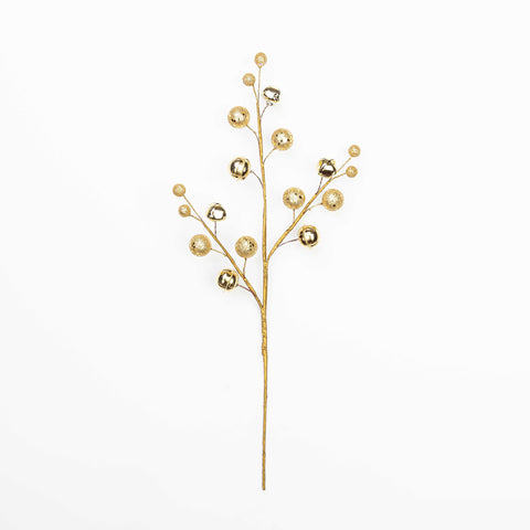 19" MIXED JINGLE BELL BALL SPRAY