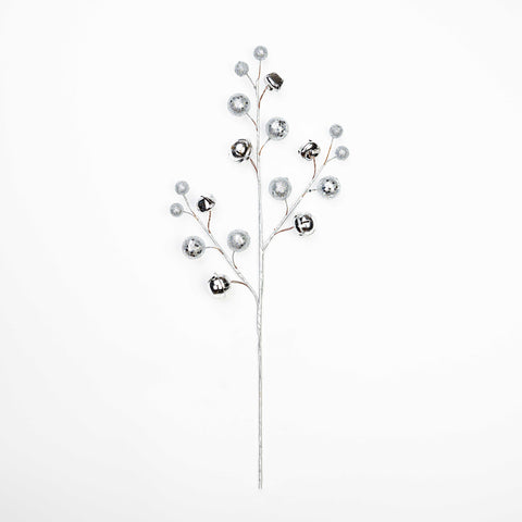 19" MIXED JINGLE BELL BALL SPRAY