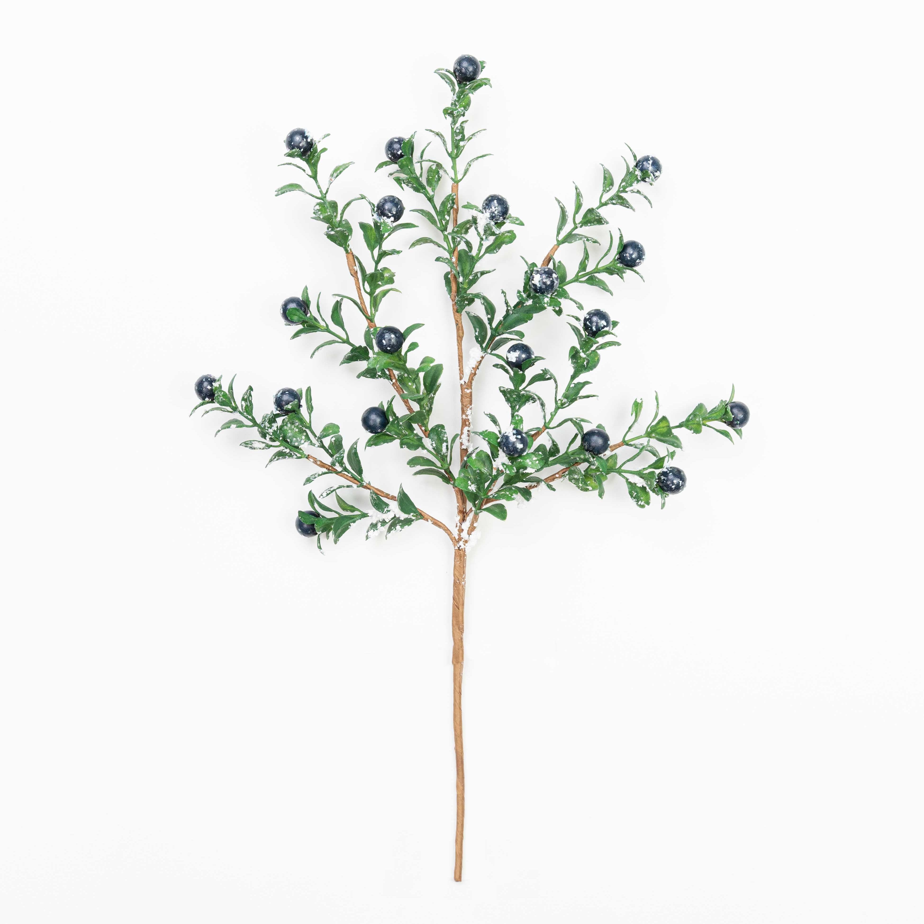 14" SMOW BERRY BOXWOOD PICK