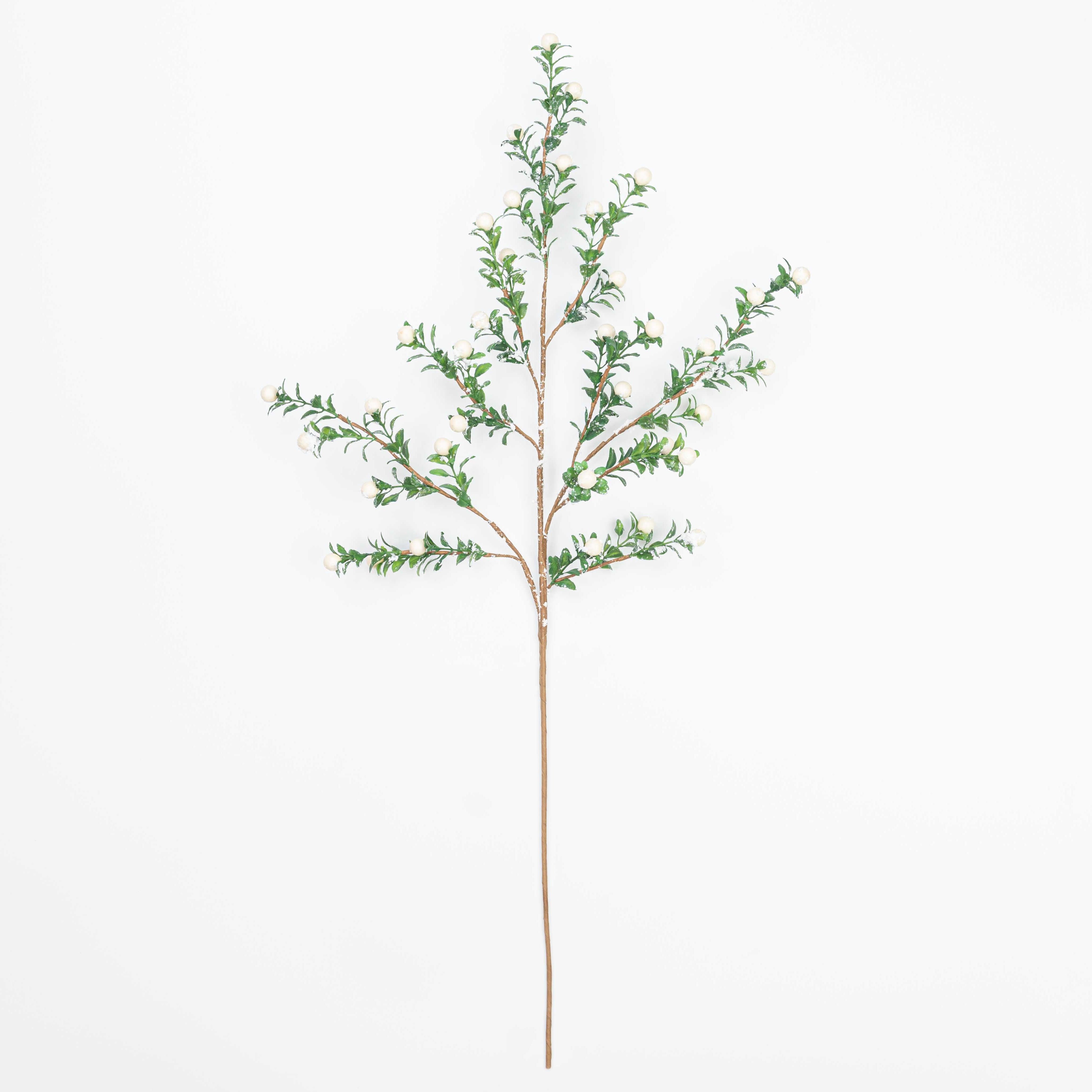 30" SNOW BERRY BOXWOOD SPRAY