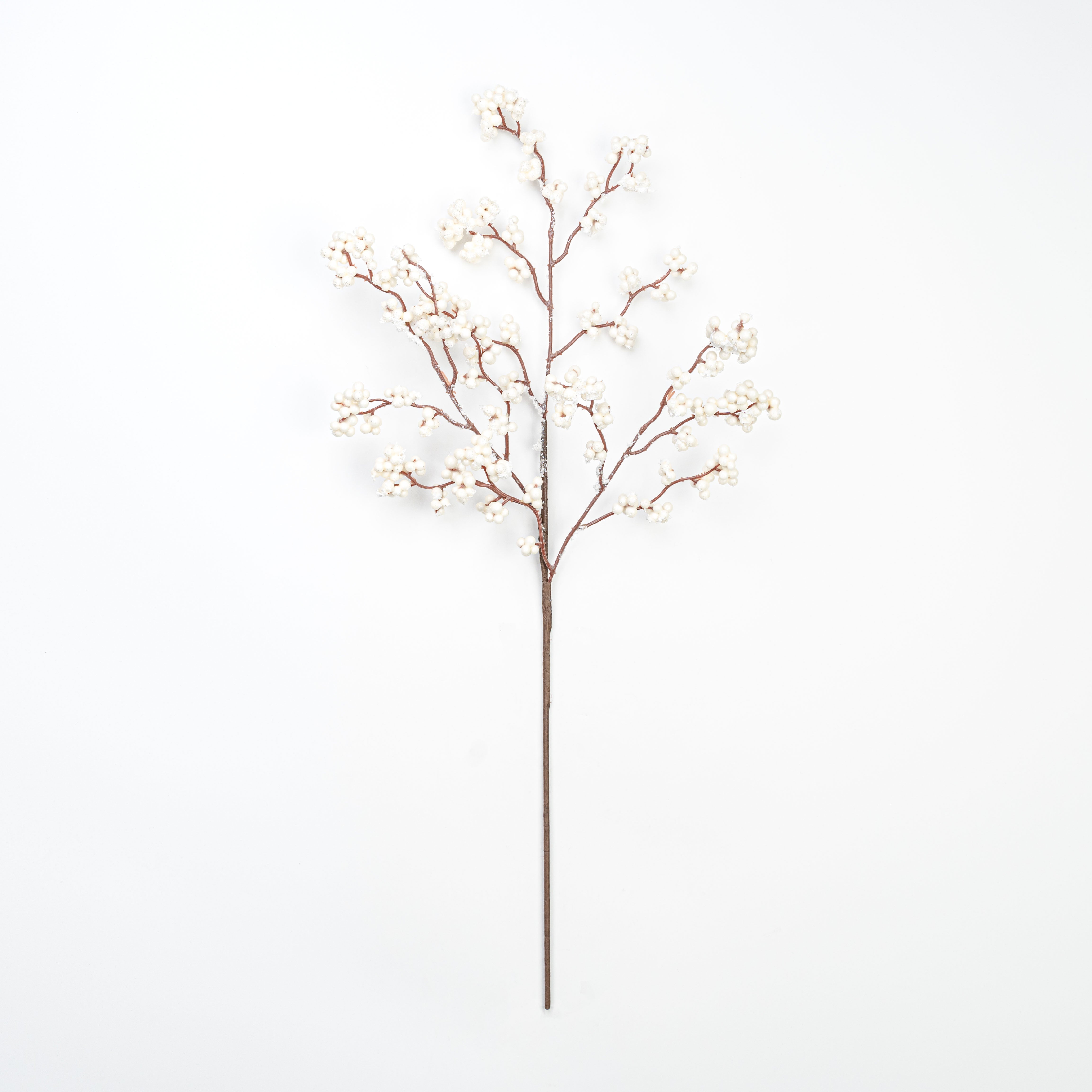 26" SNOW BERRY CLUSTER SPRAY X 3
