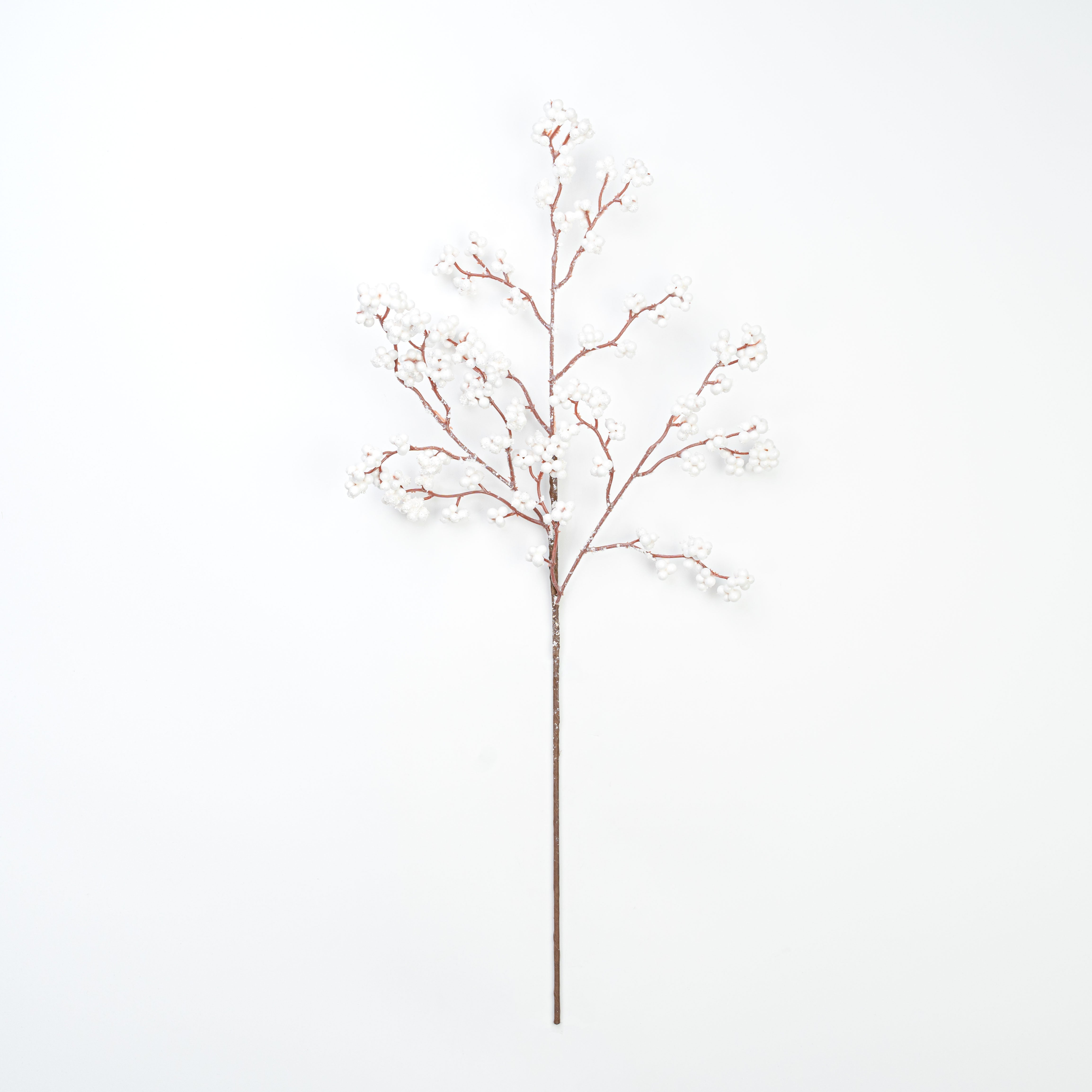 26" SNOW BERRY CLUSTER SPRAY X 3