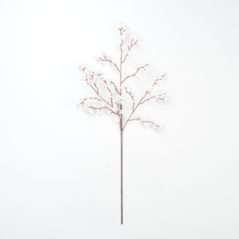 26" SNOW BERRY CLUSTER SPRAY X 3