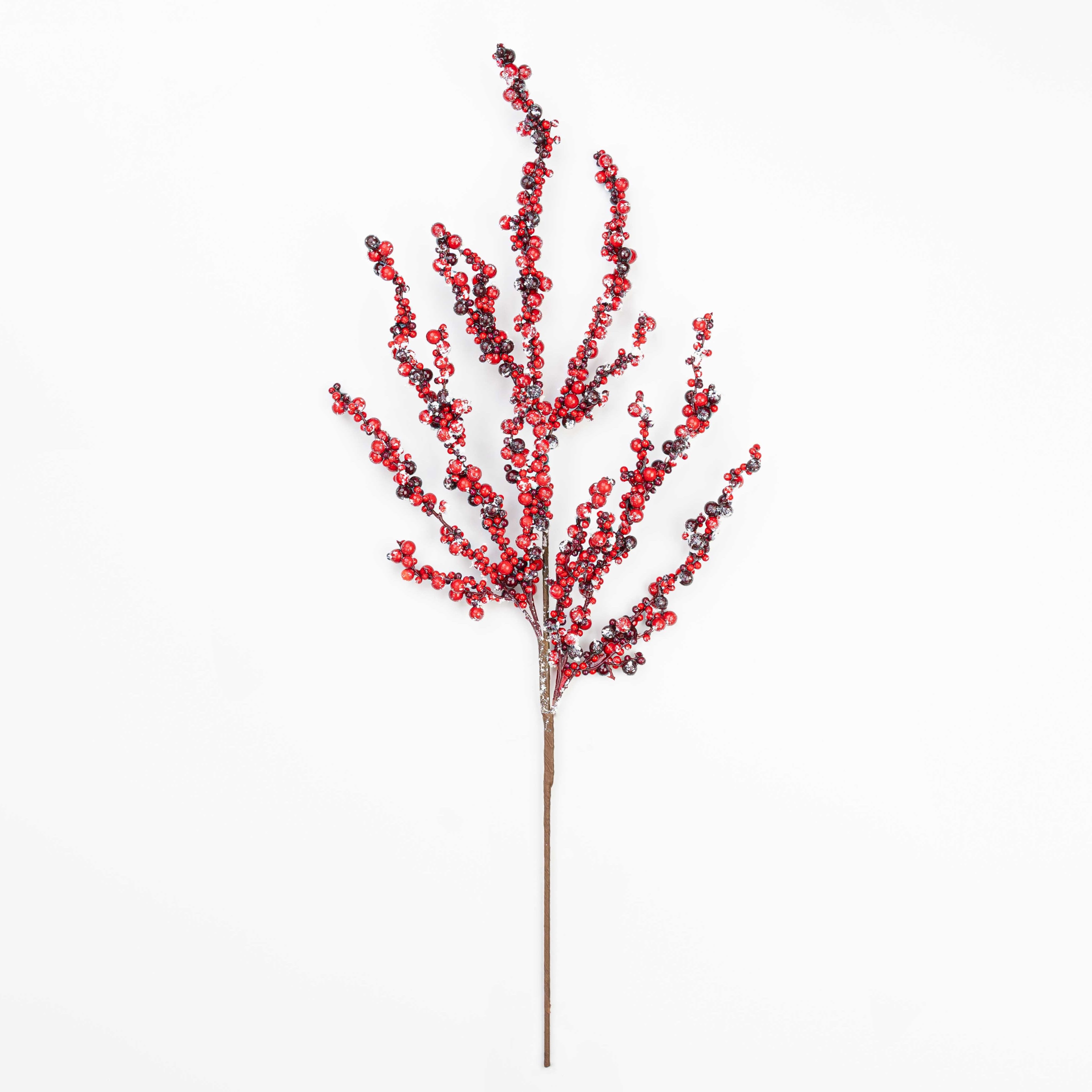 30" SNOW MIXED BERRY SPRAY X 3
