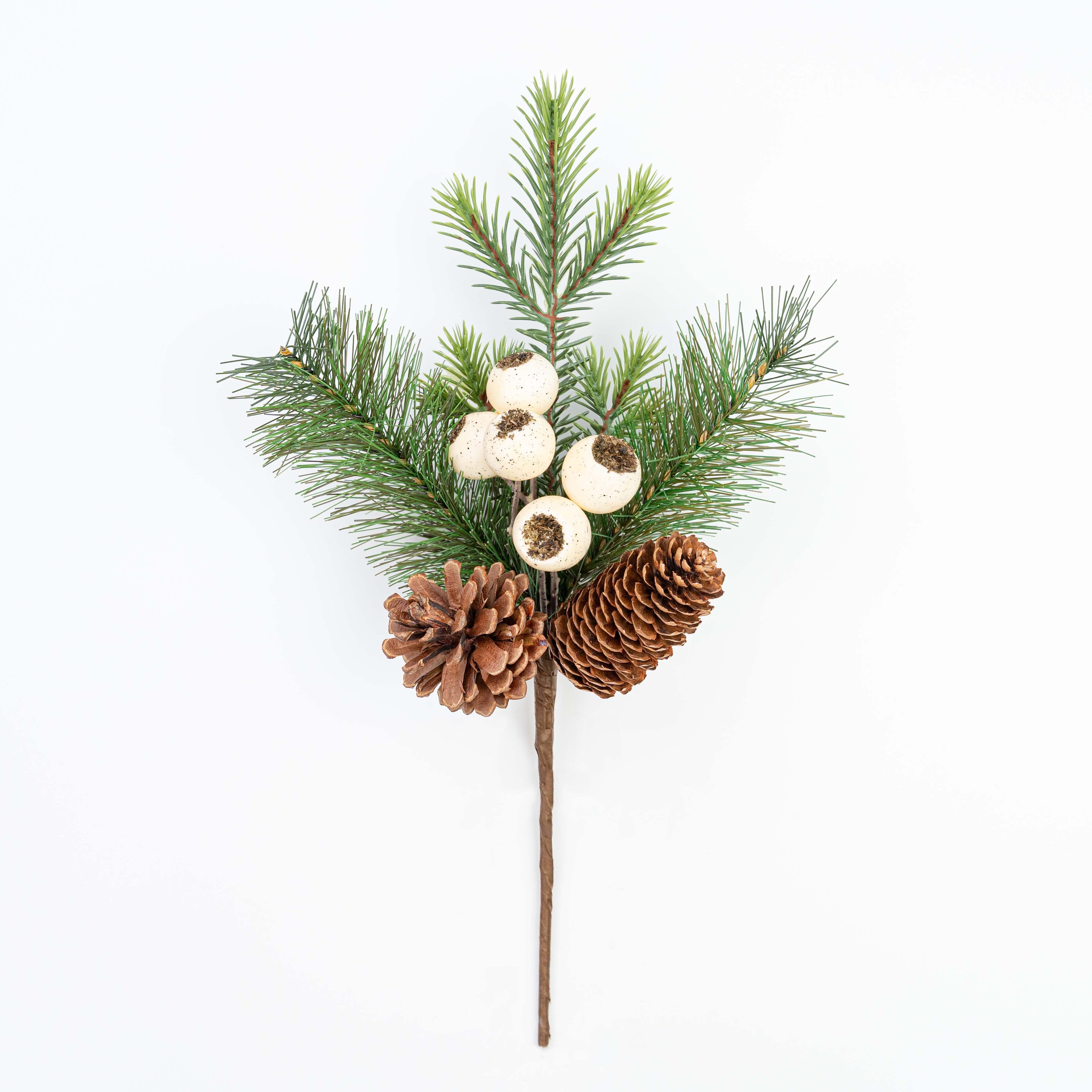 14" BERRY PINE PINECONE PICK