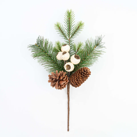 14" BERRY PINE PINECONE PICK
