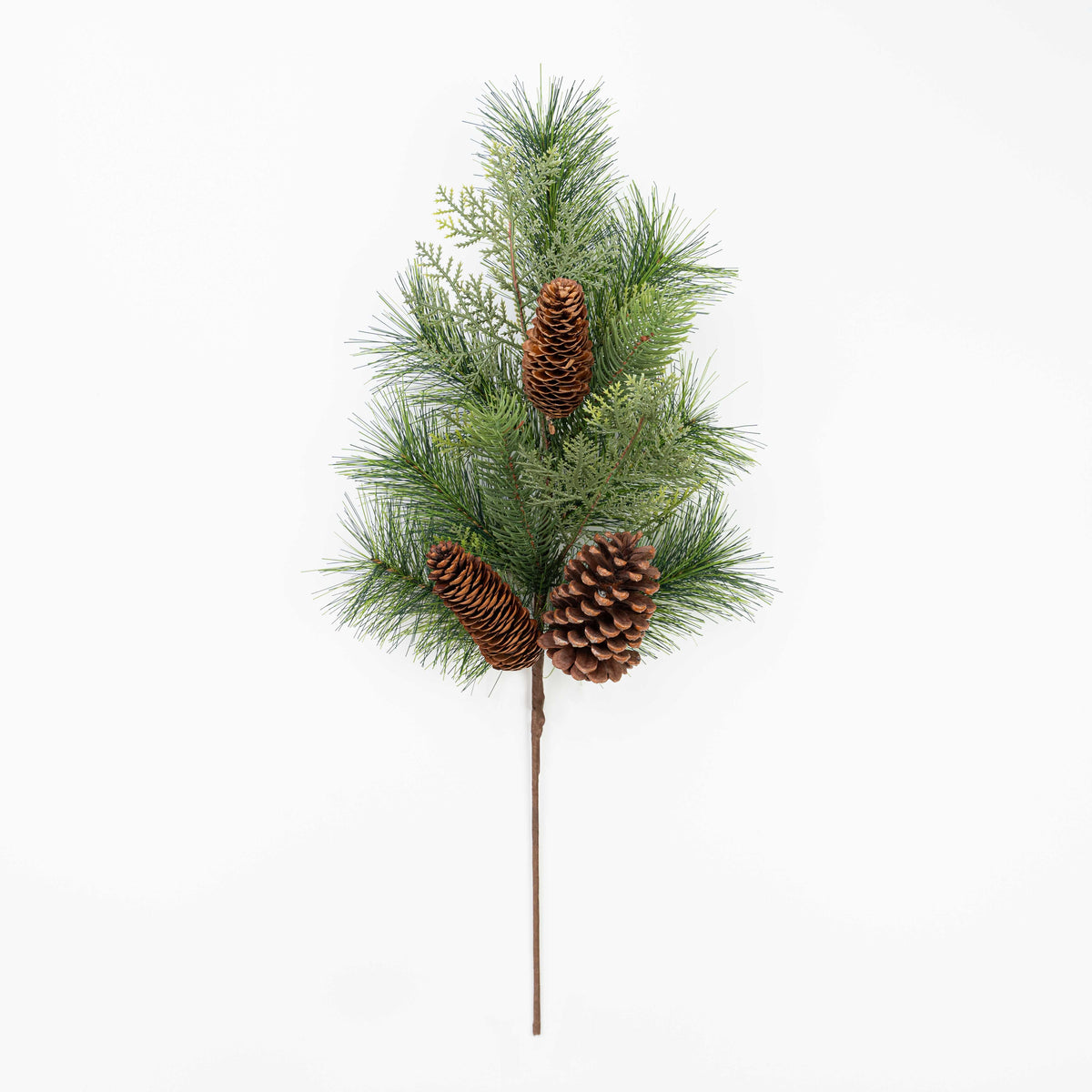 24" MIXED PINE CEDAR PINECONE SPRAY
