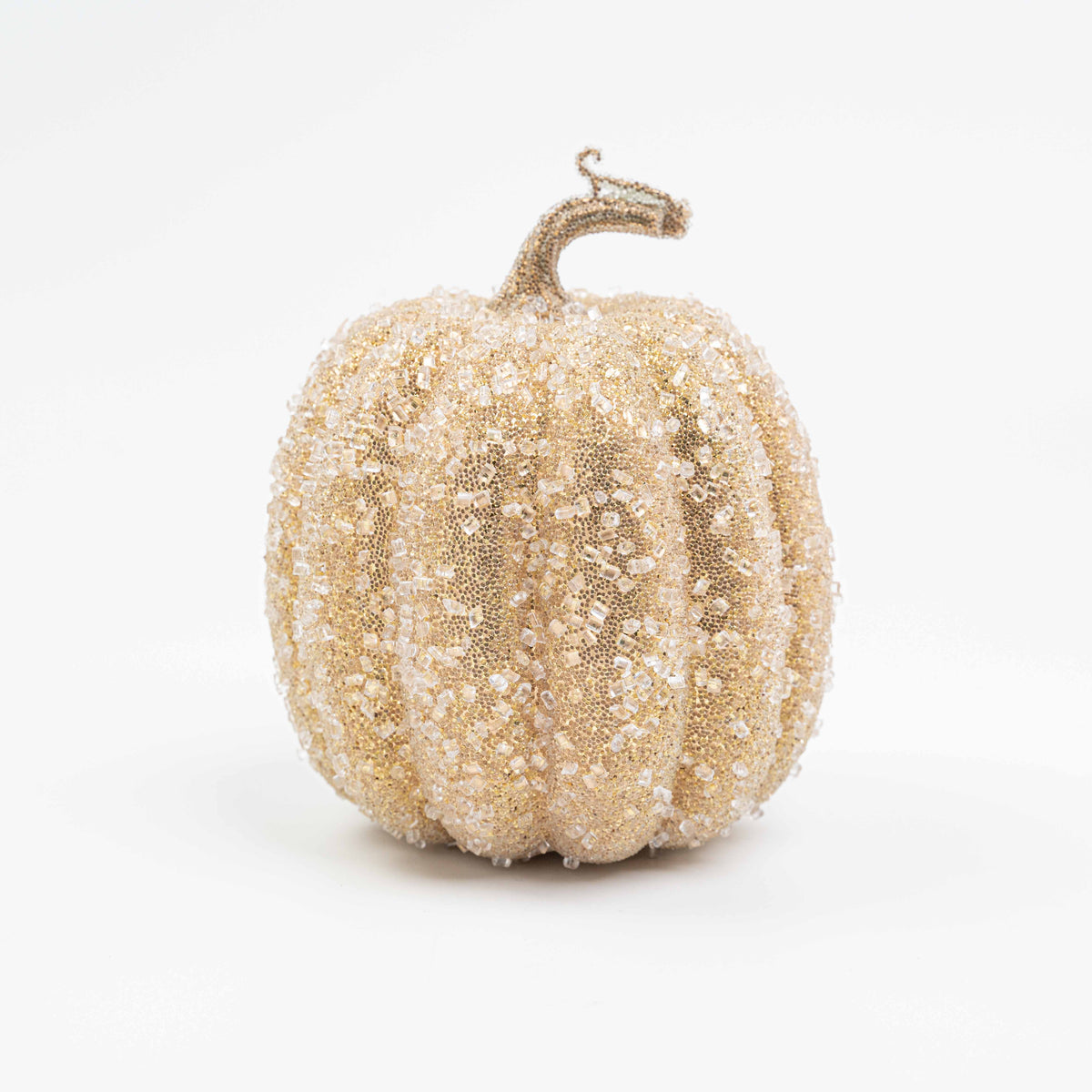 5X7" ICE BEADED TALL PUMPKIN