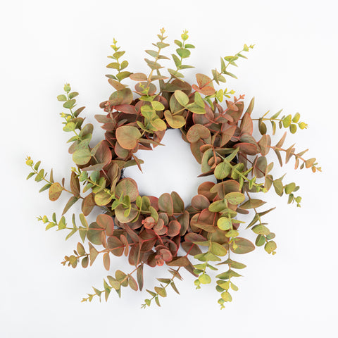 18" EUCALYPTUS CANDLE RING