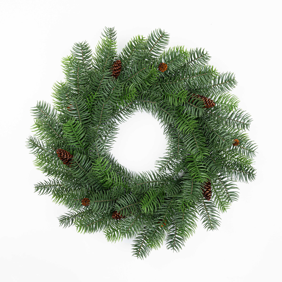24" PINE PINECONE WREATH