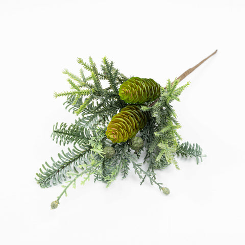 15" CEDAR PINE PINECONE BUSH